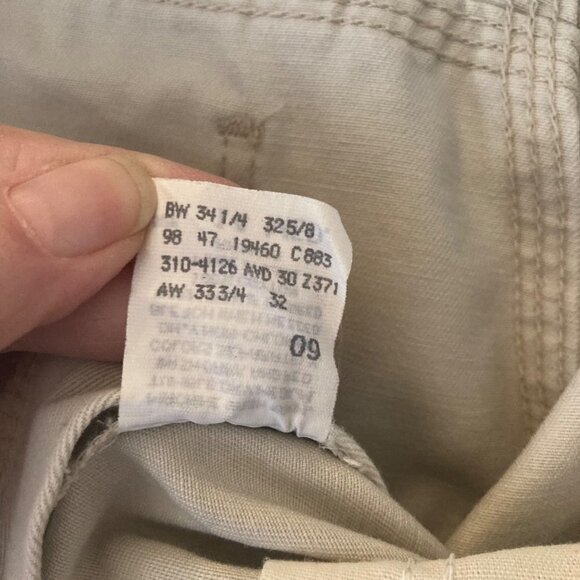 Womens Vintage Riveted Lee Beige Wide Leg Adjustable Back Skater Jean 14M - Picture 8 of 10